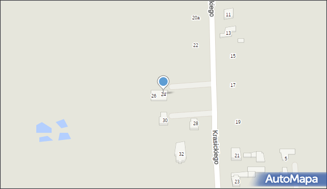 Rzgów, Krasickiego Ignacego, bp., 24, mapa Rzgów