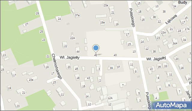 Sade Budy, Króla Władysława Jagiełły, 42, mapa Sade Budy