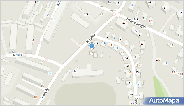 Sandomierz, Króla Kazimierza Wielkiego, 2, mapa Sandomierza
