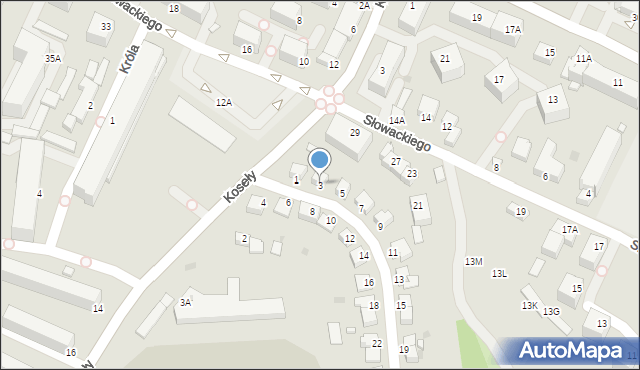 Sandomierz, Króla Kazimierza Wielkiego, 3, mapa Sandomierza