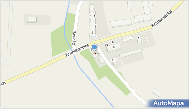 Ściborowice, Krapkowicka, 15, mapa Ściborowice