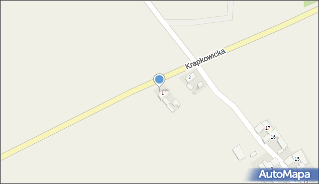 Ściborowice, Krapkowicka, 17, mapa Ściborowice