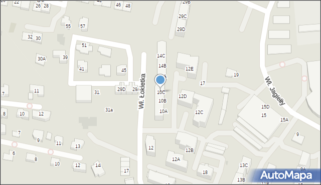 Siemianowice Śląskie, Króla Władysława Łokietka, 10C, mapa Siemianowice Śląskie