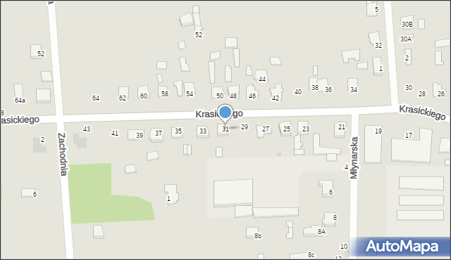 Skaryszew, Krasickiego Ignacego, bp., 31, mapa Skaryszew