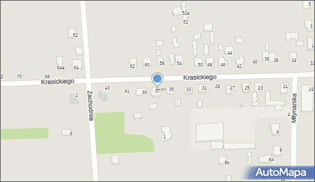 Skaryszew, Krasickiego Ignacego, bp., 37, mapa Skaryszew