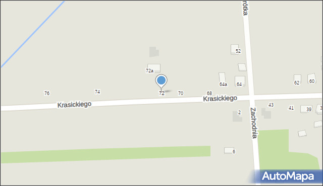 Skaryszew, Krasickiego Ignacego, bp., 72, mapa Skaryszew