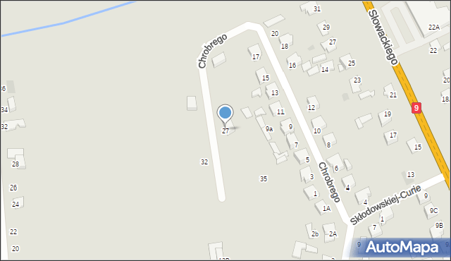 Skaryszew, Króla Bolesława Chrobrego, 27, mapa Skaryszew