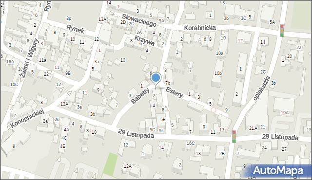 Skawina, Króla Kazimierza Wielkiego, 12, mapa Skawina