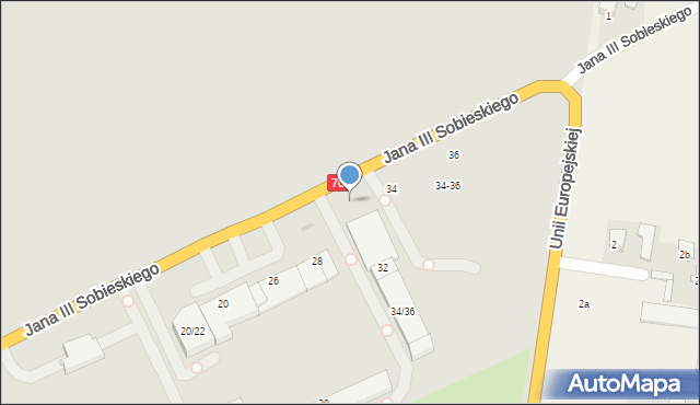 Skierniewice, Króla Jana III Sobieskiego, 32, mapa Skierniewic