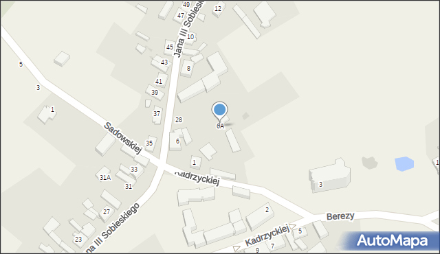 Skrzatusz, Króla Jana III Sobieskiego, 6A, mapa Skrzatusz