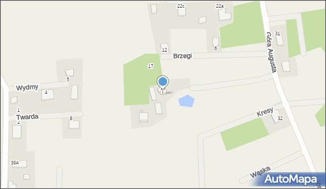 Skrzeszewo, Kresy, 20, mapa Skrzeszewo