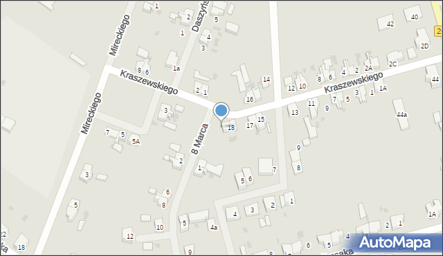 Sławno, Kraszewskiego Józefa Ignacego, 19, mapa Sławno