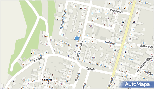 Słomniki, Króla Władysława Łokietka, 20, mapa Słomniki