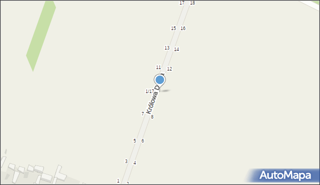 Smardzewice, Królowa Droga, 10, mapa Smardzewice