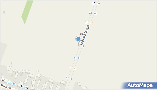 Smardzewice, Królowa Droga, 7, mapa Smardzewice