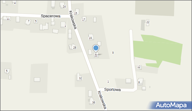 Smardzowice, Krakowska, 21, mapa Smardzowice