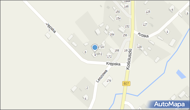 Sobolew, Krępska, 4, mapa Sobolew