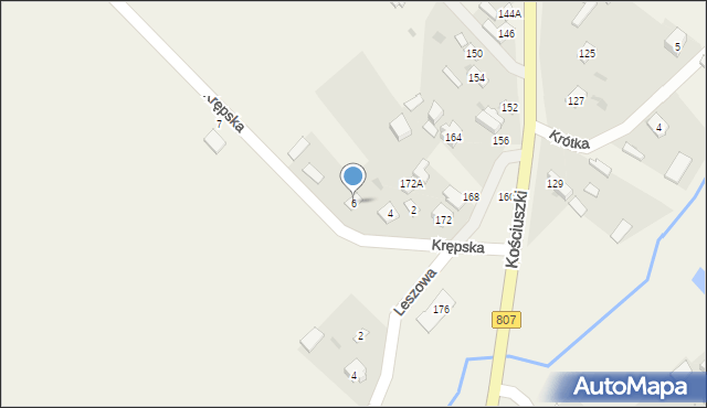 Sobolew, Krępska, 6, mapa Sobolew