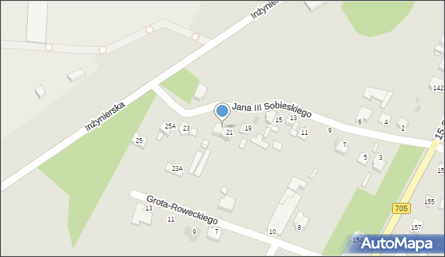 Sochaczew, Króla Jana III Sobieskiego, 21A, mapa Sochaczew