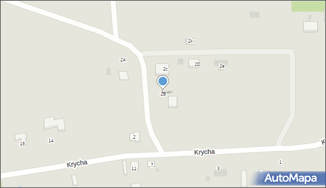 Sompolno, Krycha, 2B, mapa Sompolno