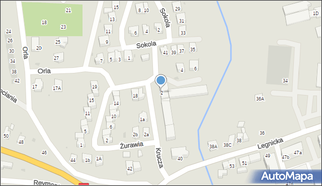 Środa Śląska, Krucza, 2, mapa Środa Śląska