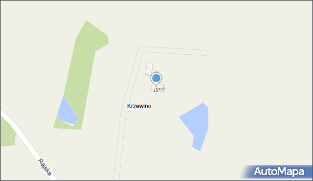 Staniszewo, Krzewino, 137, mapa Staniszewo