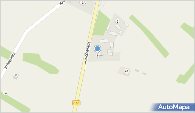 Stany, Krochowa, 1, mapa Stany