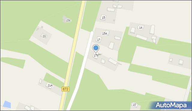 Stany, Krochowa, 17b, mapa Stany