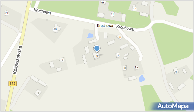 Stany, Krochowa, 5, mapa Stany