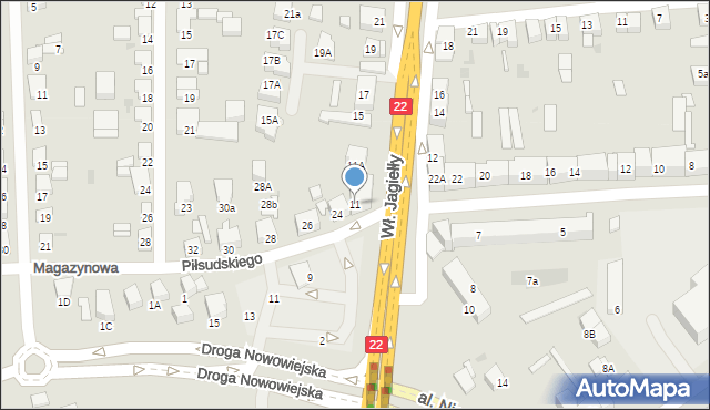 Starogard Gdański, Króla Władysława Jagiełły, 11, mapa Starogard Gdański