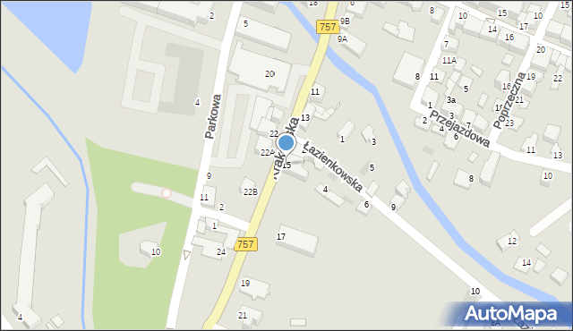 Staszów, Krakowska, 15, mapa Staszów