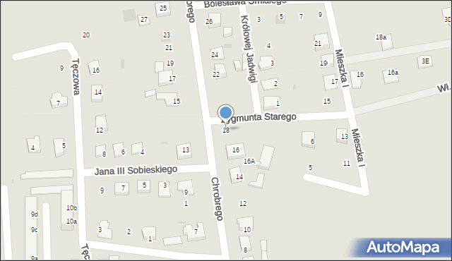 Stepnica, Króla Bolesława Chrobrego, 18, mapa Stepnica