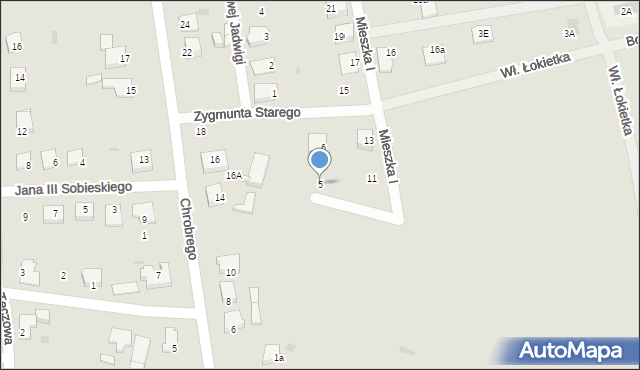 Stepnica, Króla Kazimierza Wielkiego, 5, mapa Stepnica