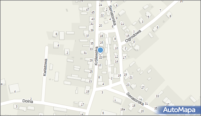 Stężyca, Królewska, 12, mapa Stężyca