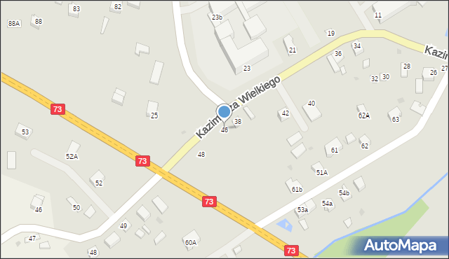 Stopnica, Króla Kazimierza Wielkiego, 46, mapa Stopnica
