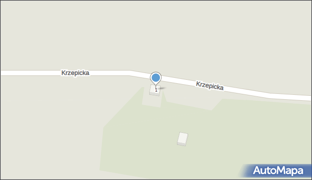 Strzelin, Krzepicka, 1, mapa Strzelin