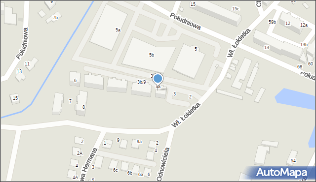 Sulechów, Króla Władysława Łokietka, 4, mapa Sulechów