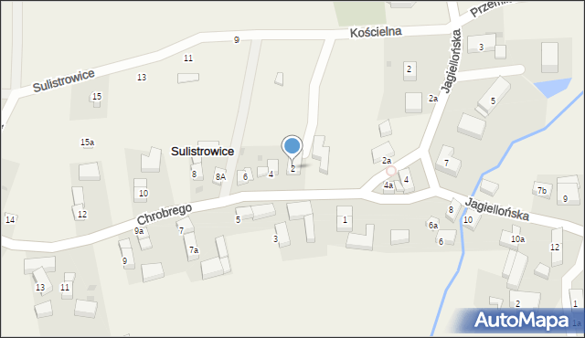 Sulistrowice, Króla Bolesława Chrobrego, 2, mapa Sulistrowice
