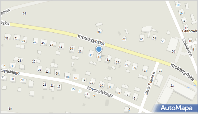 Sulmierzyce, Krotoszyńska, 33, mapa Sulmierzyce