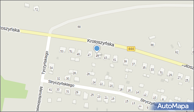 Sulmierzyce, Krotoszyńska, 45, mapa Sulmierzyce