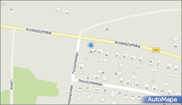 Sulmierzyce, Krotoszyńska, 53, mapa Sulmierzyce