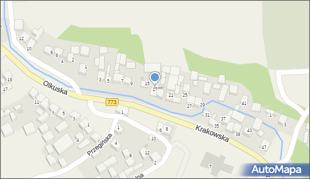 Sułoszowa, Krakowska, 17, mapa Sułoszowa