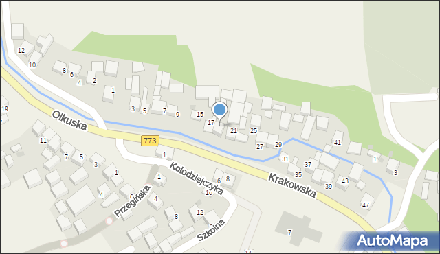 Sułoszowa, Krakowska, 19, mapa Sułoszowa