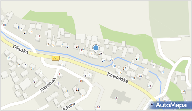 Sułoszowa, Krakowska, 23, mapa Sułoszowa