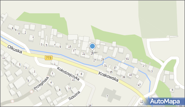 Sułoszowa, Krakowska, 25, mapa Sułoszowa