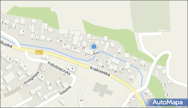 Sułoszowa, Krakowska, 29, mapa Sułoszowa