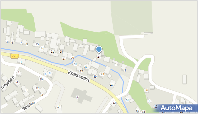 Sułoszowa, Krakowska, 41, mapa Sułoszowa