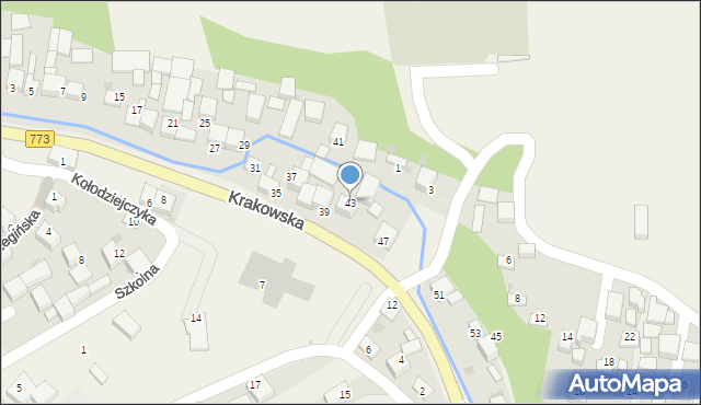 Sułoszowa, Krakowska, 43, mapa Sułoszowa