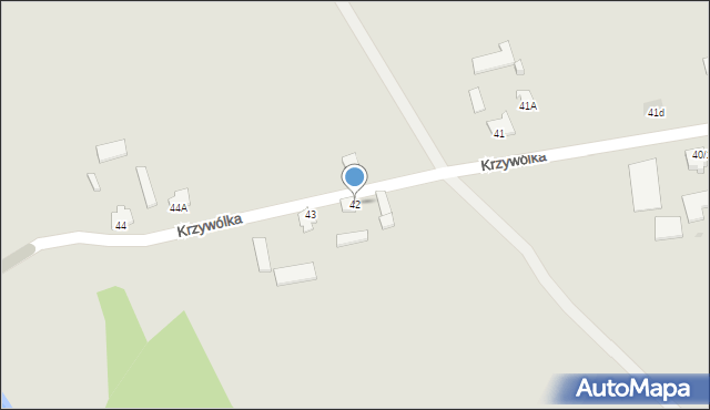 Suwałki, Krzywólka, 42, mapa Suwałk