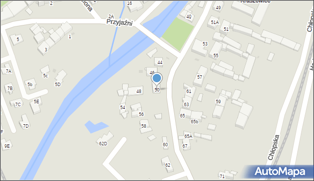 Świdnica, Kraszowicka, 50, mapa Świdnicy